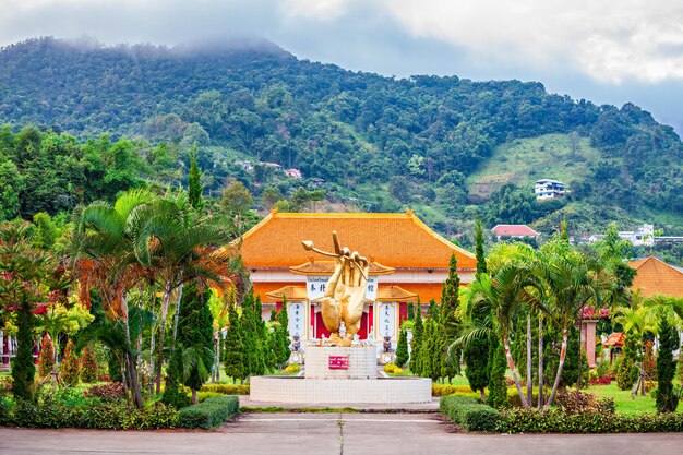 MAE SALONG, THAILAND - NOVEMBER 03, 2014: The Chinese Martyrs Memorial Museum in Mae Salong, nothern Thailand