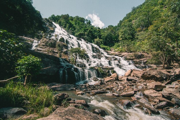 Mae Ya Waterfall in Chang Mai Thailand