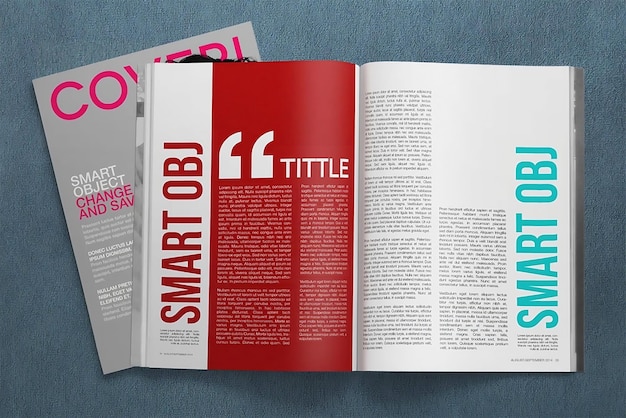 a magazine with the word little little little little and a little more