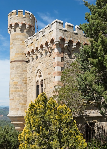 Magdala tower, rennes le chateau city