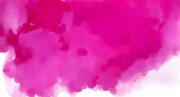 Magenta Abstract Watercolor Background