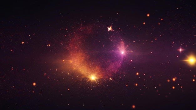 마젠타 어두운 빛과 반이는 입자 추상적인 배경 텍스처