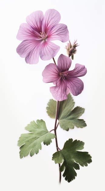 magenta flower vertical image