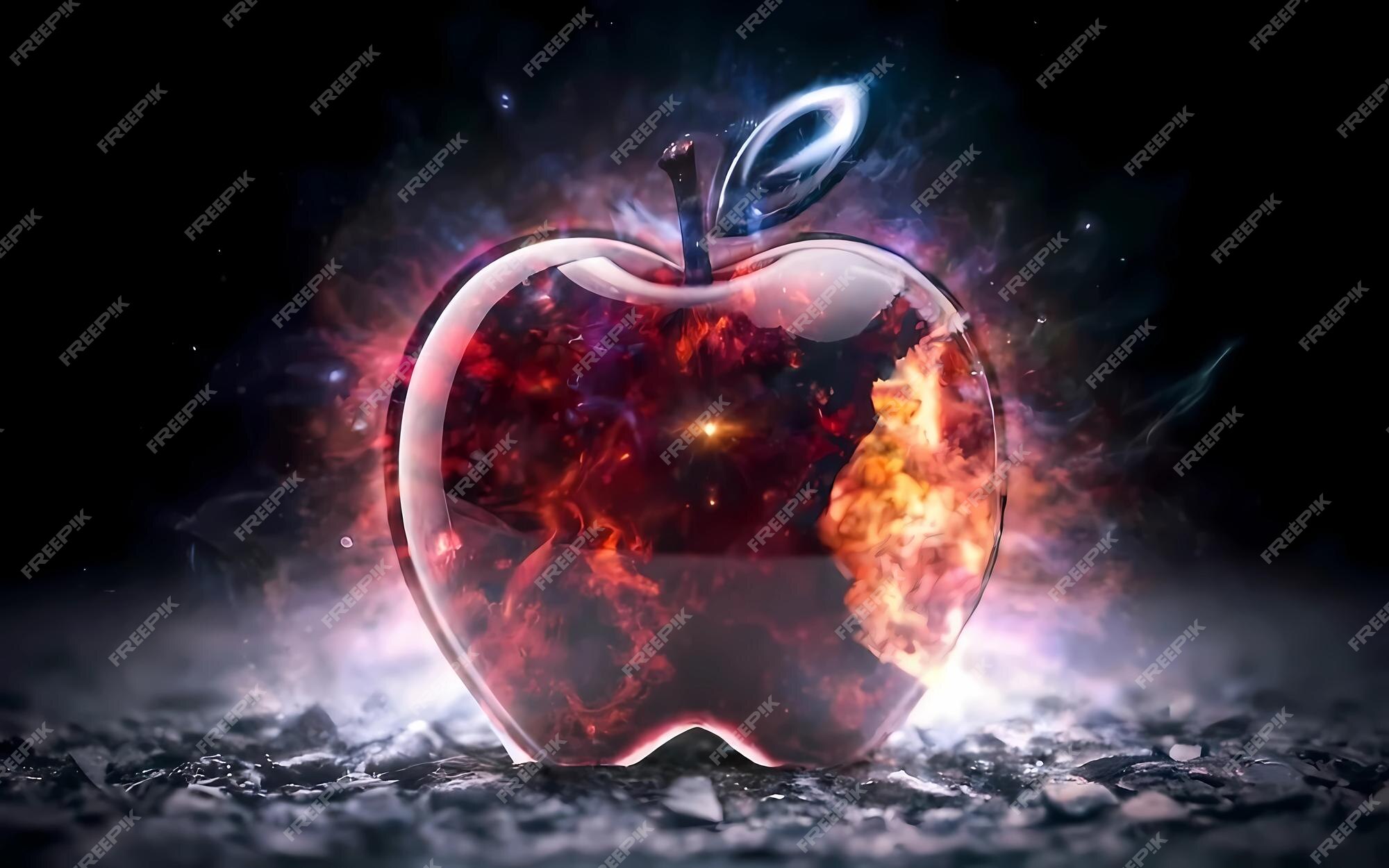 Premium Photo Magic apple