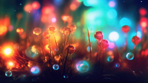 Magic Bokeh Glowing Background