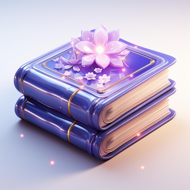 Magic book with ribbon