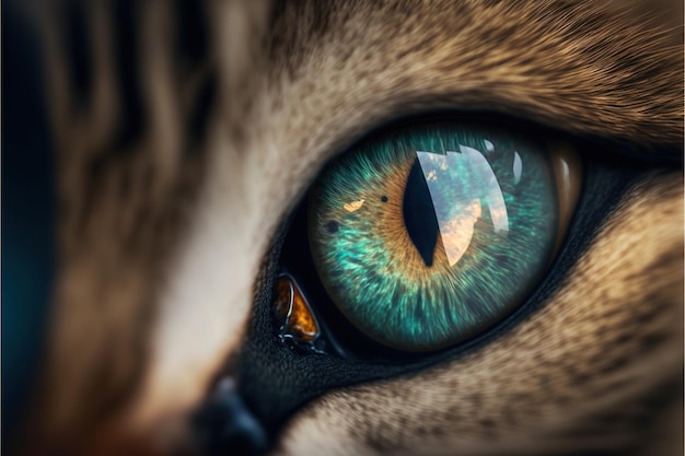 Magic Cat Eye Render генеративный ИИ