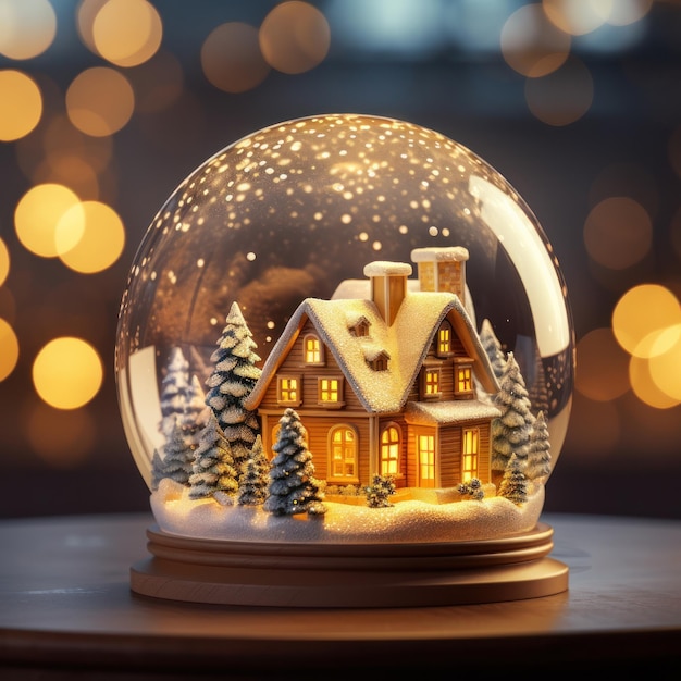 Magic Christmas snowglobe