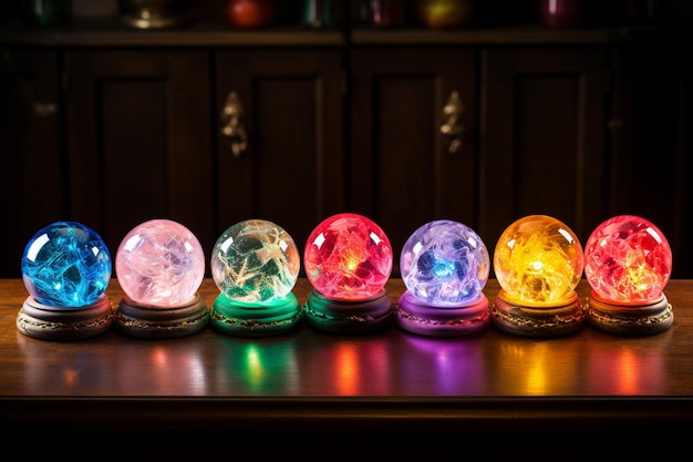 Foto balle di cristallo magiche sfere energetiche