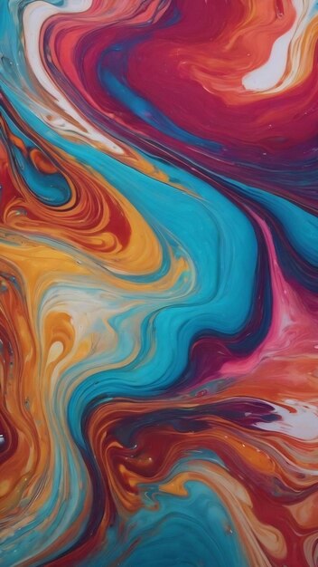 Magic fluid art abstract colorful background wallpaper mixing paints modern art