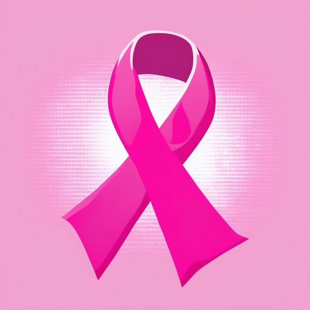 magic pink ribbon breast cancer woman