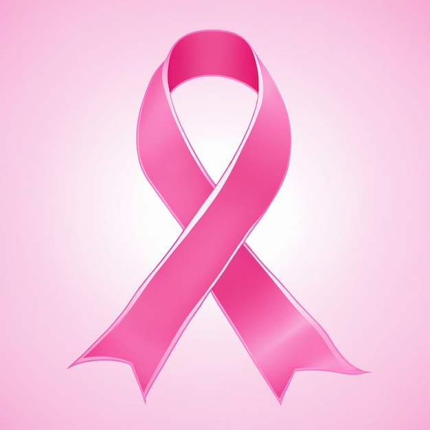 magic pink ribbon breast cancer woman