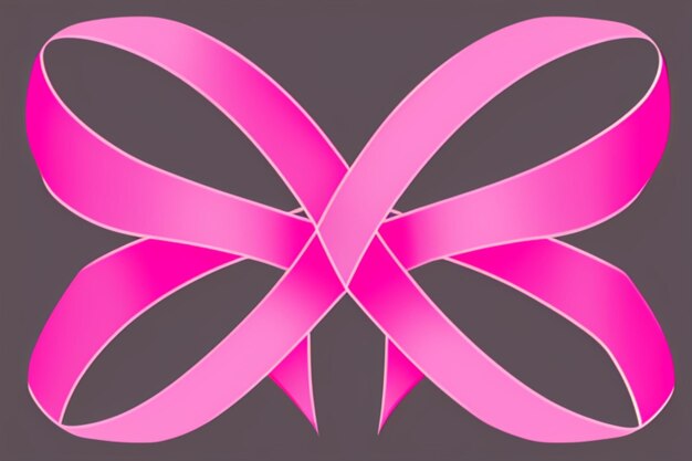 Photo magic pink ribbon breast cancer woman