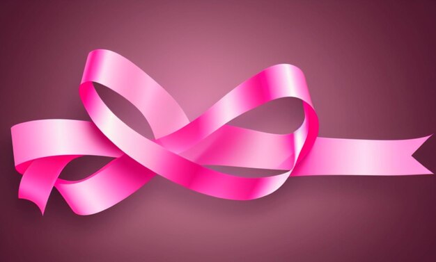 magic pink ribbon breast cancer woman