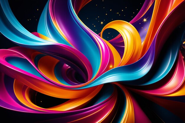 Photo magic poly 3d background hd