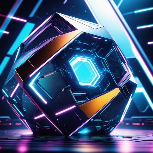 magic poly 3d background HD