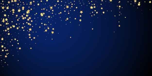 Magic stars vector overlay Gold stars scattered