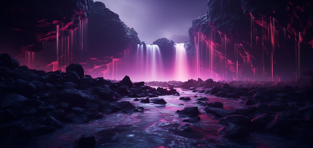 magic waterfalls