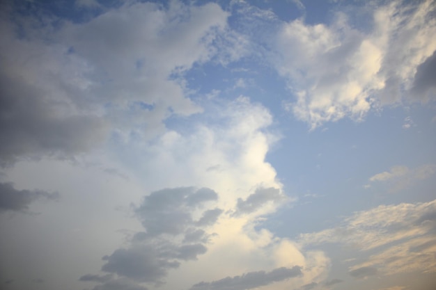 Magical Blue Sky and Clouds