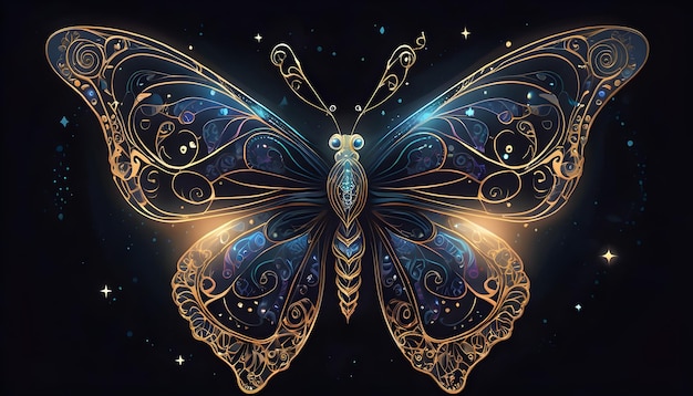 Magical butterfly