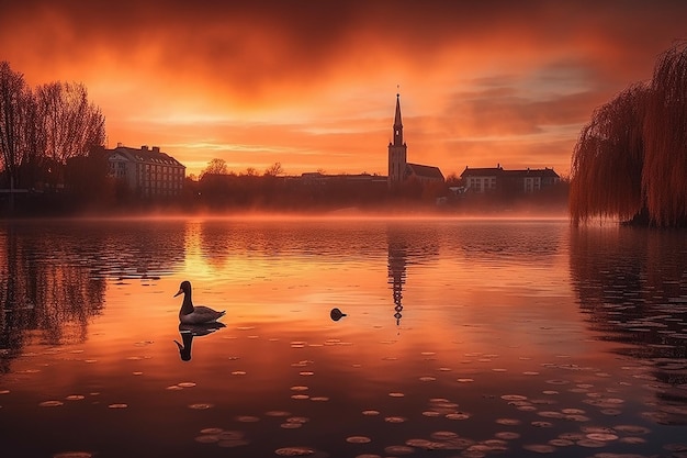 Magical encounter in reykjavik iceland the majestic sunset