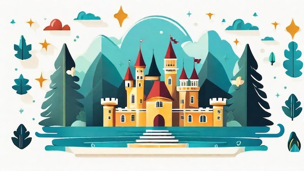 Magical fairy tale illustrations