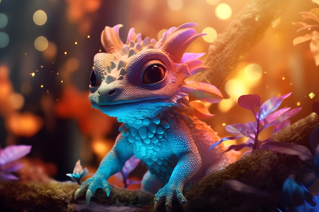 Magical Fantasy Animals in the Magical Fairy Forest