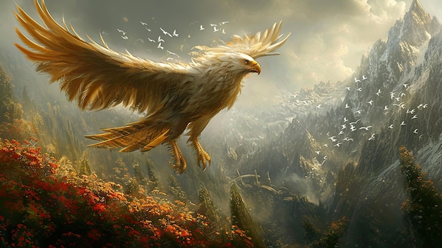 Magical Griffin Flight