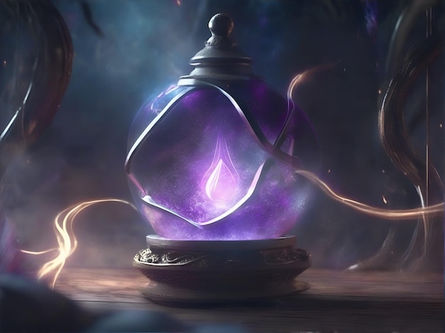 A magical jar background