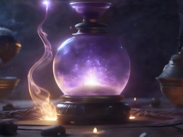 A magical jar background