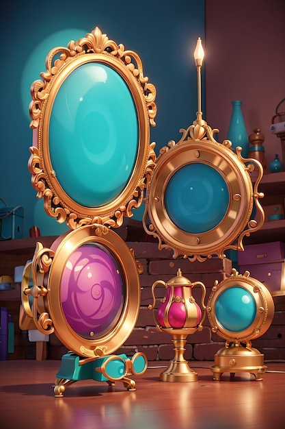 Magical Mirror 3D Rendered