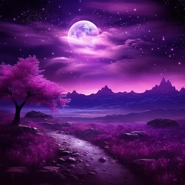 magical and mystical landscape wallpaper