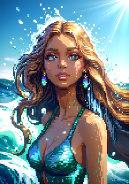 magical ocean goddess