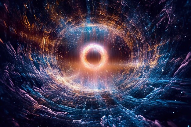 magical power portals holographic stargate cosmos hyperspace AI Generative