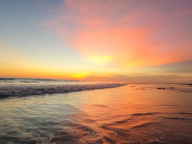 A Magical Sunset on the Beach