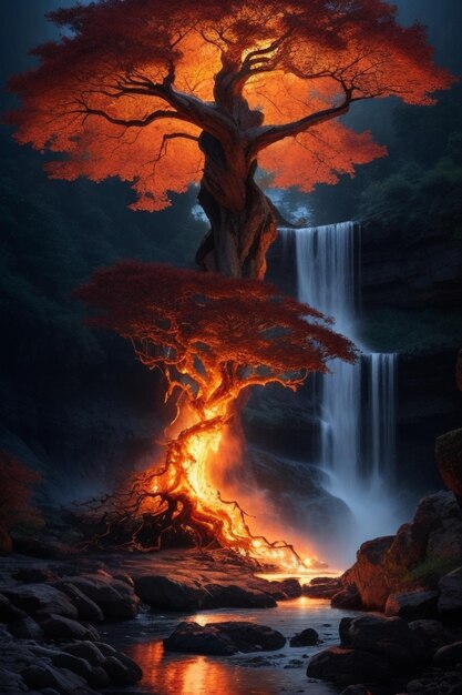 Photo magical tree