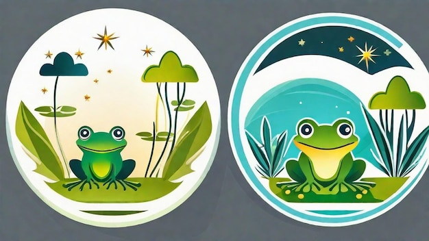 Photo the magical world of frogs