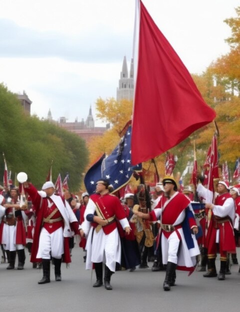 magisch Columbus-dagbehang