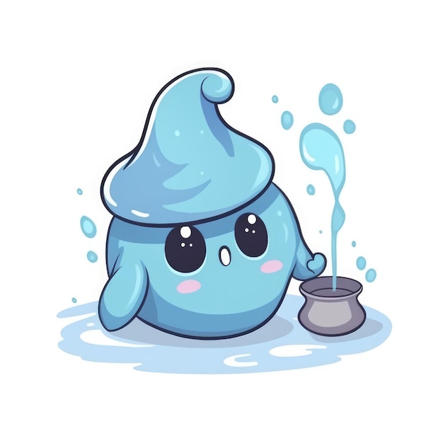 Magische Slime Hero-sticker