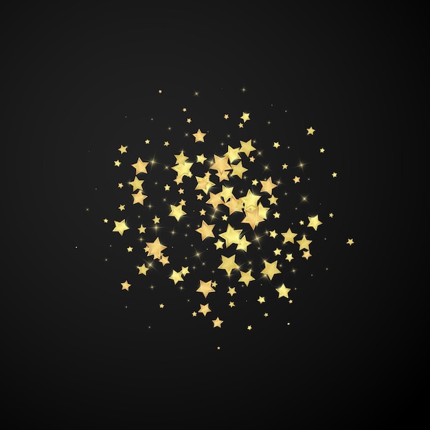 Foto magische sterren vector overlay gouden sterren verspreid