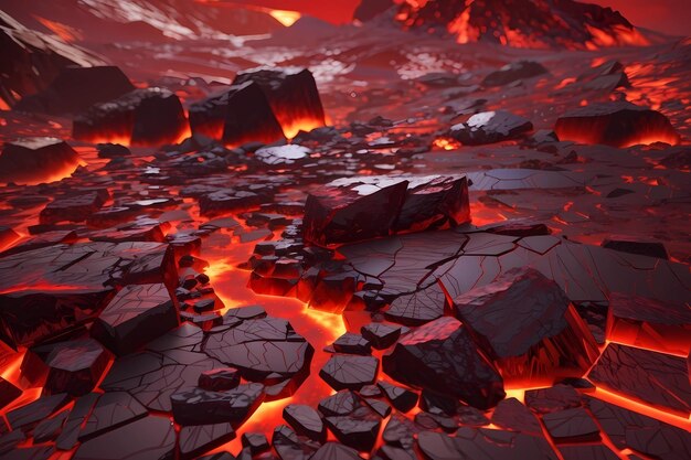 写真 マグマ地球の壁紙