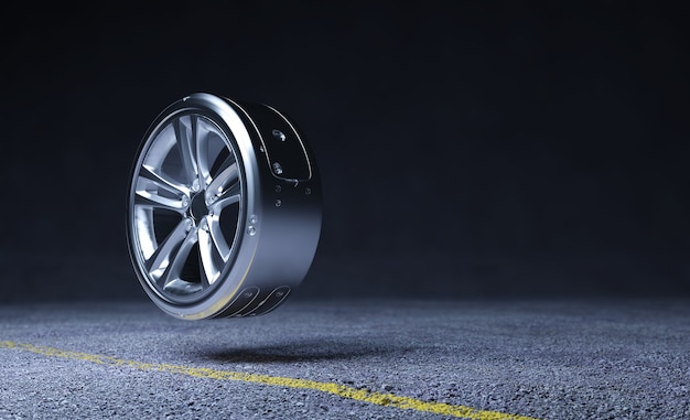 Magnetic electric car wheels of the future