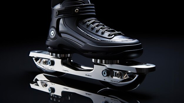 Magnetic levitation ice skates