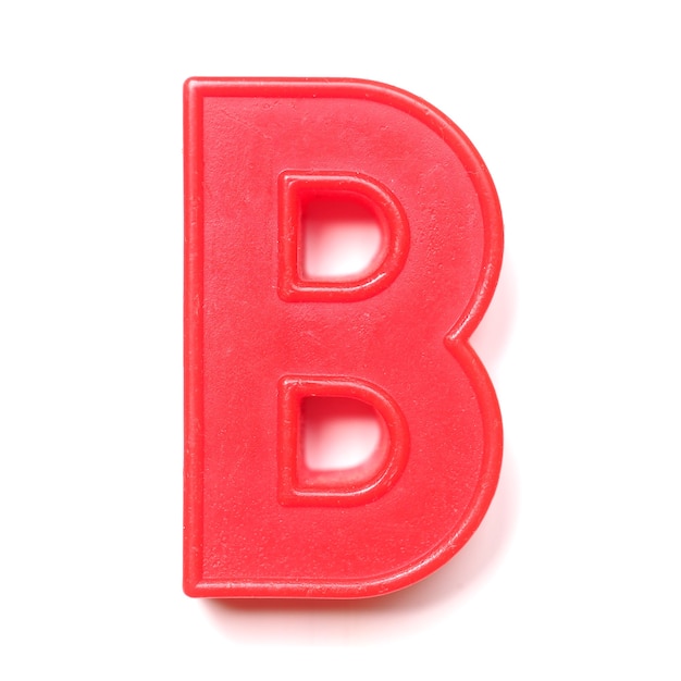 Magnetic uppercase letter B