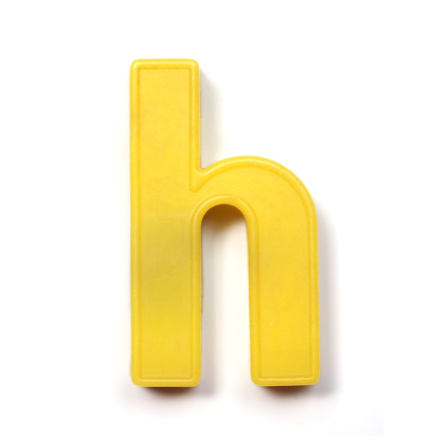 Foto magnetische kleine letter h