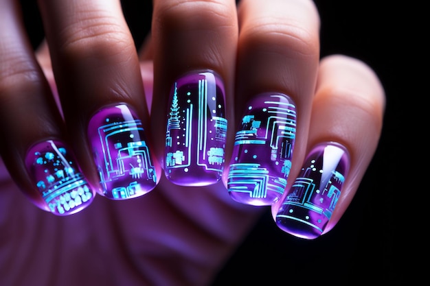 magnetische nail art-ontwerpen voor fascinerende dames