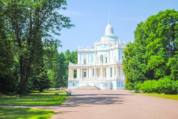 Magnificent buildings in Oranienbaum Lomonosov St Petersburg