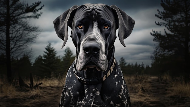 Magnificent Great Dane Showcasing Grace and Power