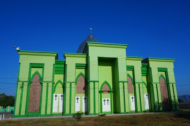 Magnificent green mosque