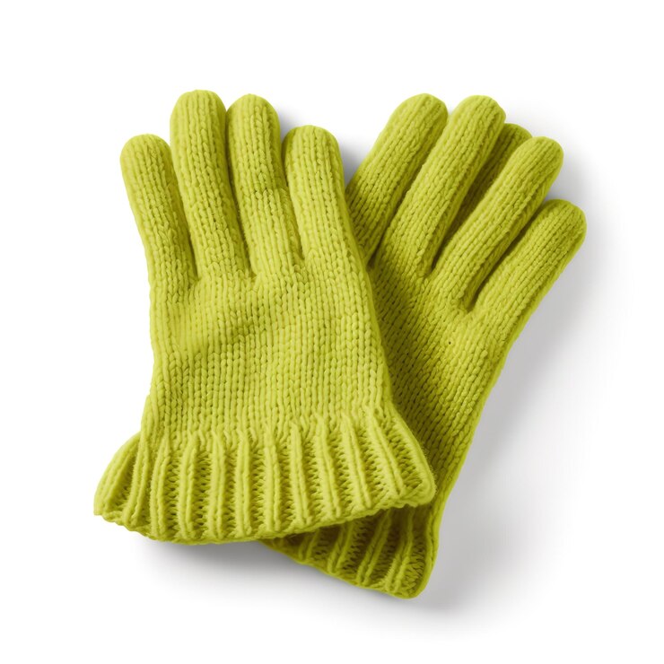 Photo magnificent knit gloves soft isolated on white background
